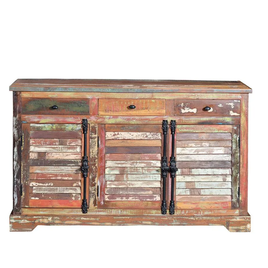 Sale Wohnen Shabby Style Sideboard aus Altholz - Manna