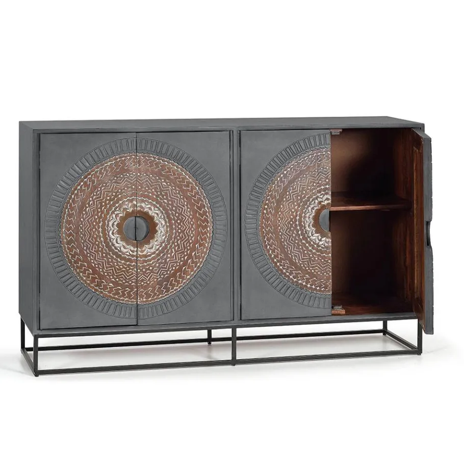 New Wohnen Sideboard - dekorativ mit Mandalas - Mesusco