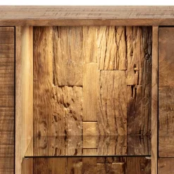 Clearance Wohnen Sideboard aus Recyclingholz Mango & Metall - Acira