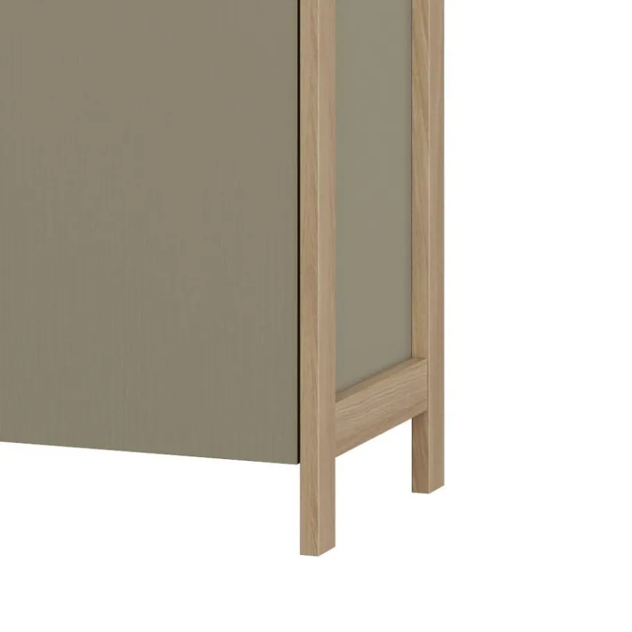 New Wohnen Sideboard in Eukalyptus und Eiche Optik - Promo