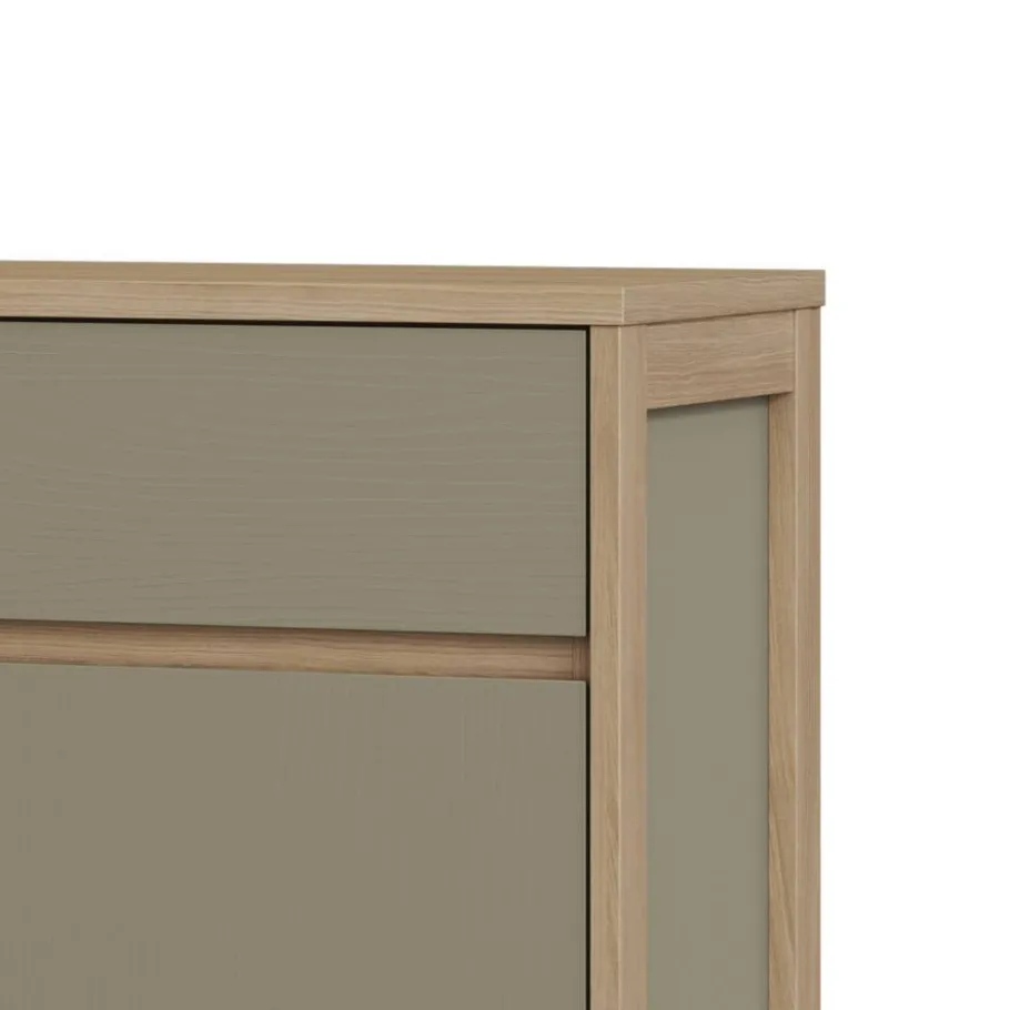 New Wohnen Sideboard in Eukalyptus und Eiche Optik - Promo