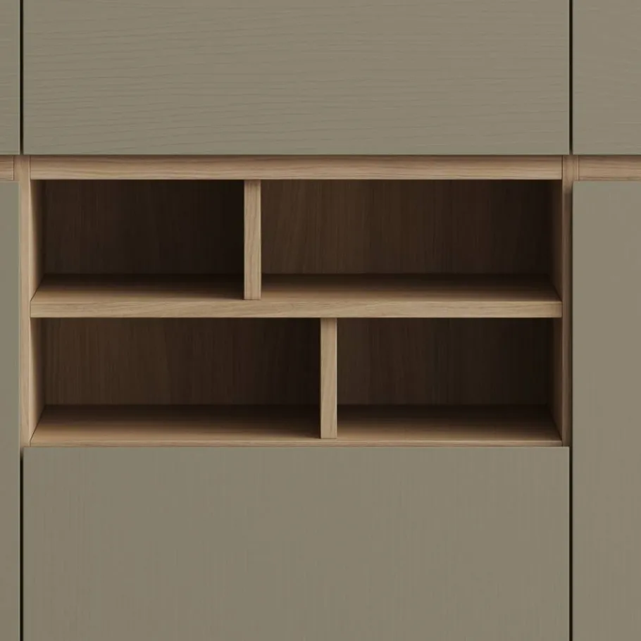 New Wohnen Sideboard in Eukalyptus und Eiche Optik - Promo
