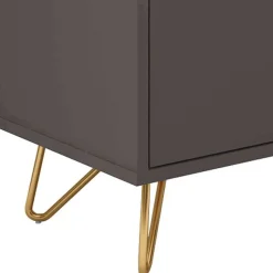 Hot Wohnen Sideboard in Grau & Gold - Tajibo