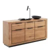 Clearance Wohnen Sideboard in Wildeiche mit Schwarz - Vlacoma