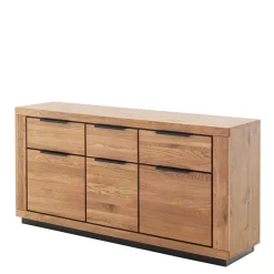 Clearance Wohnen Sideboard in Wildeiche mit Schwarz - Vlacoma
