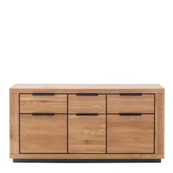 Clearance Wohnen Sideboard in Wildeiche mit Schwarz - Vlacoma