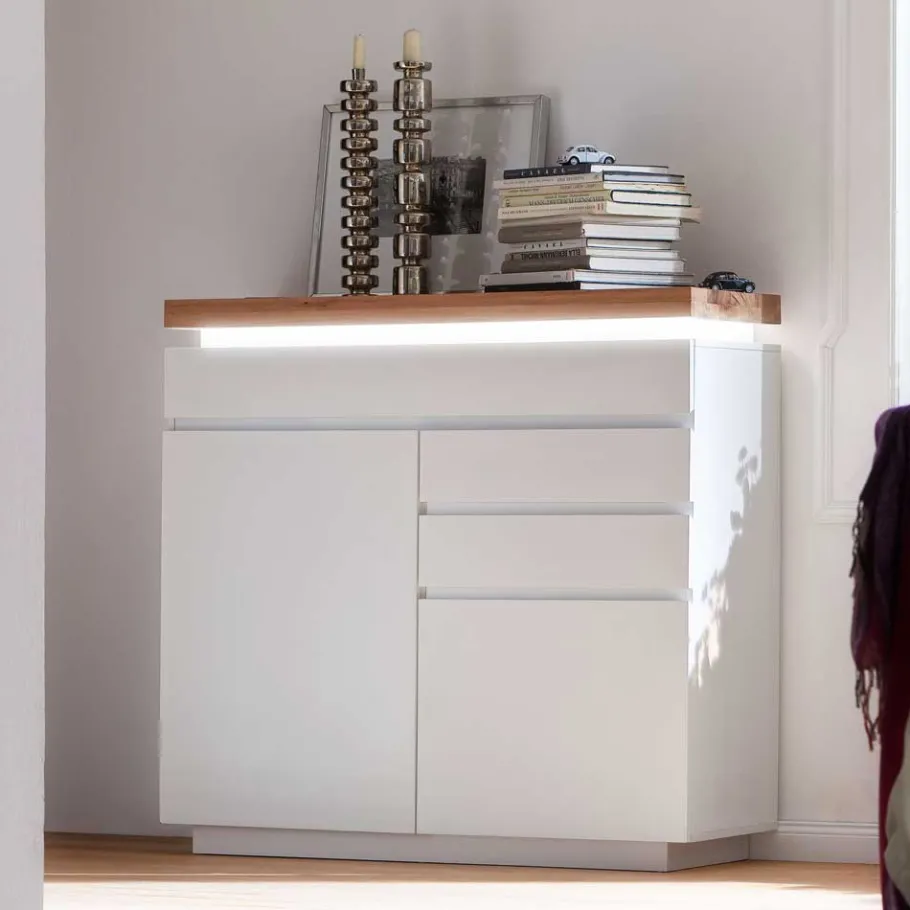 Clearance Wohnen Sideboard Kommode Zelda in Weiß