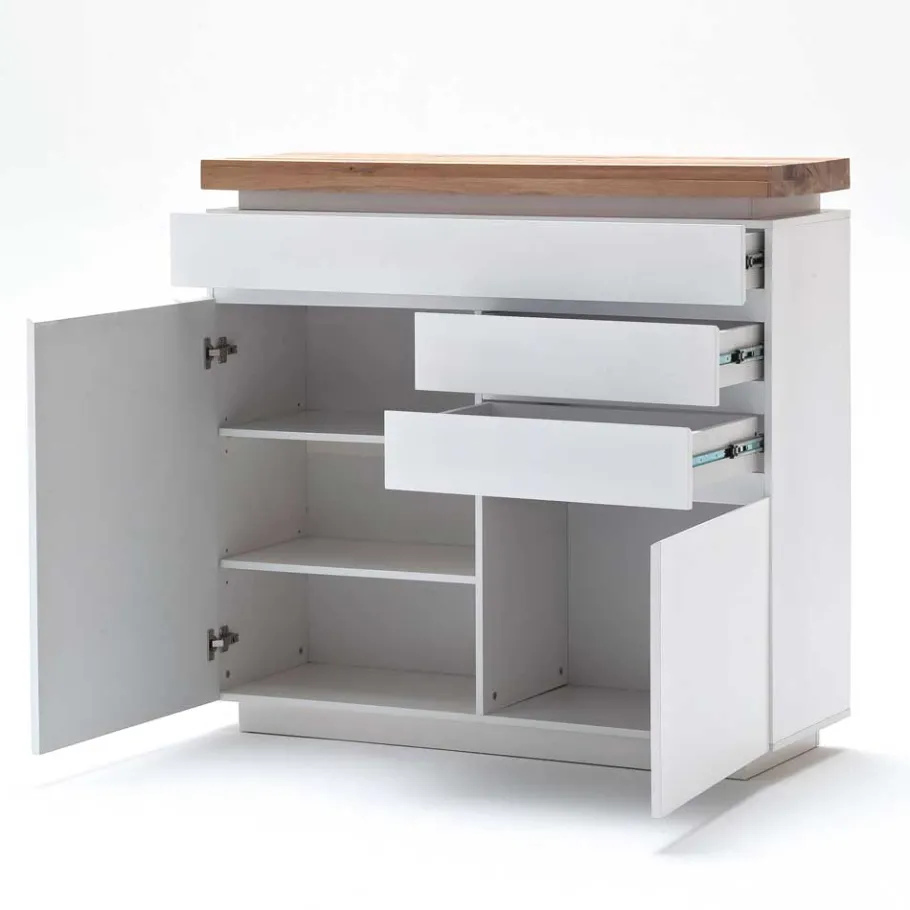 Clearance Wohnen Sideboard Kommode Zelda in Weiß