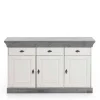 Online Wohnen Sideboard Mirandesca in Weiß Grau
