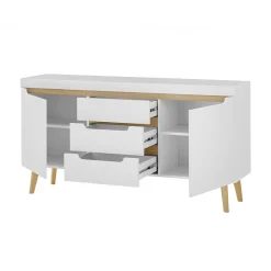 Clearance Wohnen Sideboard mit drei Schubladen und zwei Türen - Ginko