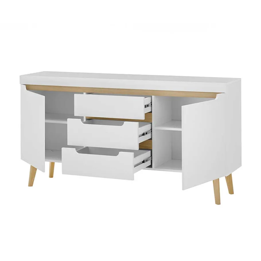 Clearance Wohnen Sideboard mit drei Schubladen und zwei Türen - Ginko