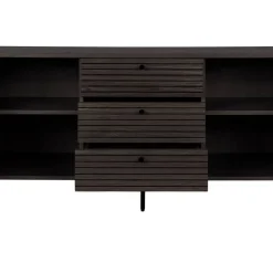 Hot Wohnen Sideboard mit dunklem Furnier in Braun - Wega