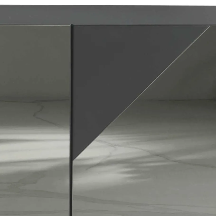 Clearance Wohnen Sideboard mit rauchgrauem Spiegelglas - Razepta