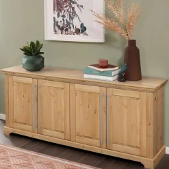 Best Wohnen Sideboard mit vier Türen aus Kiefer massiv - Noellisa