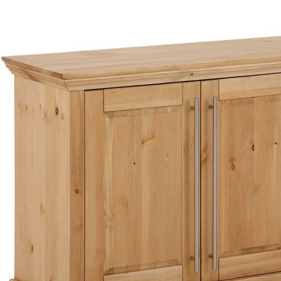 Best Wohnen Sideboard mit vier Türen aus Kiefer massiv - Noellisa