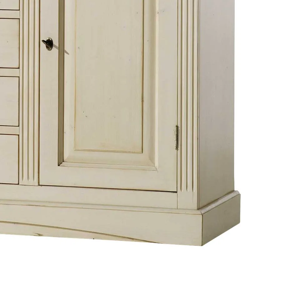 Discount Wohnen Sideboard Nawasco in Creme Vintage