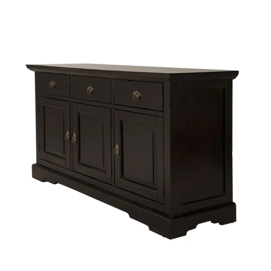 New Wohnen Sideboard Polenta aus Akazie Massivholz