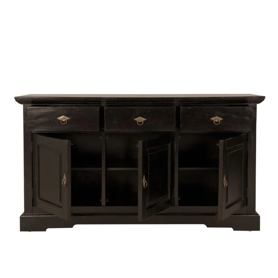 New Wohnen Sideboard Polenta aus Akazie Massivholz