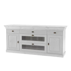 Outlet Wohnen Sideboard Satumare im skandinavischen Landhausstil