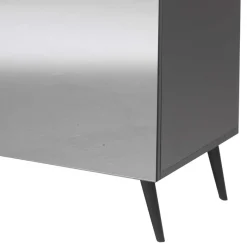 Outlet Wohnen Sideboard teilweise mit Spiegelglas beschichtet - Razepta I