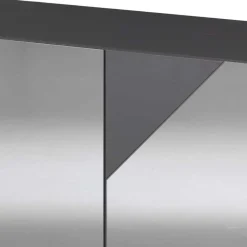 Outlet Wohnen Sideboard teilweise mit Spiegelglas beschichtet - Razepta I