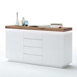 New Wohnen Sideboard Zelda in Weiß