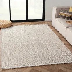 Sale Wohnen Sisaloptik Teppich mit Fransen an den kurzen Seiten - More