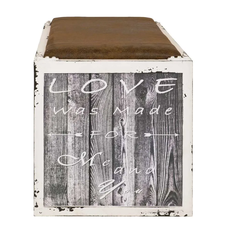 Hot Wohnen Sitzbank Senva im Shabby Chic Look