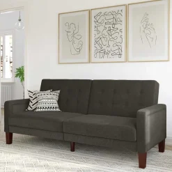 Hot Wohnen 3-Sitzer Schlafsofa in Grau - Memton