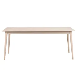 Wohnen Skandi Ausziehtisch in White Wash Eiche - Prising
