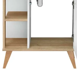 Best Wohnen Skandi Badmöbel Kombi zweifarbig - Timur (dreiteilig)
