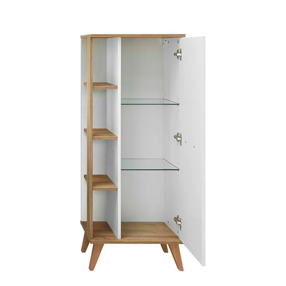 Discount Wohnen Skandi Bad-Midischrank in Weiß - Timur
