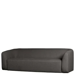 New Wohnen Skandi Chenille Sofa in Schwarzgrau - Prattl