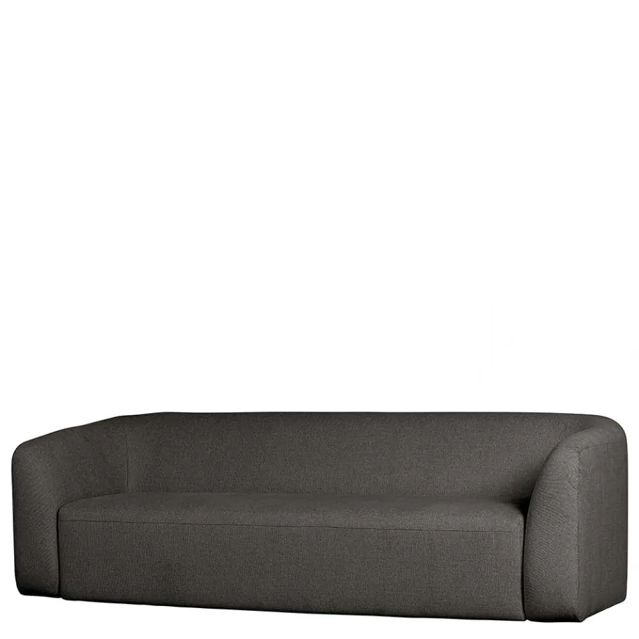 New Wohnen Skandi Chenille Sofa in Schwarzgrau - Prattl