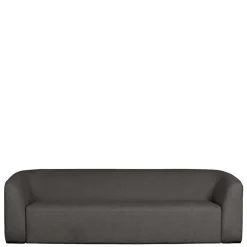 New Wohnen Skandi Chenille Sofa in Schwarzgrau - Prattl