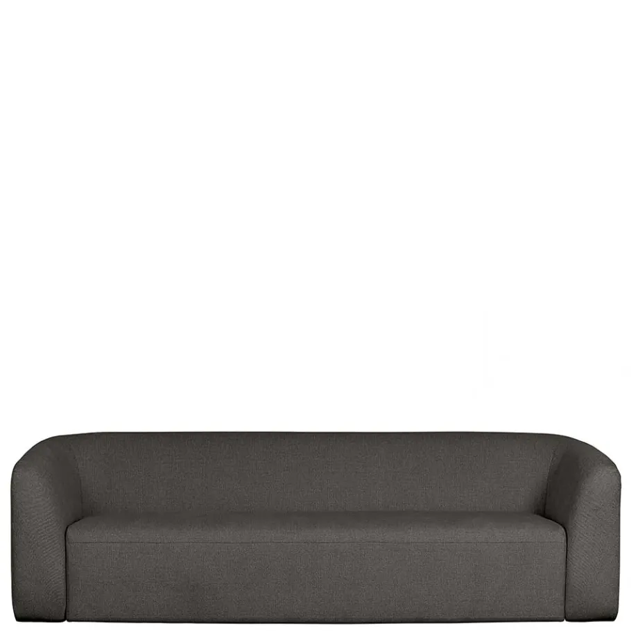 New Wohnen Skandi Chenille Sofa in Schwarzgrau - Prattl