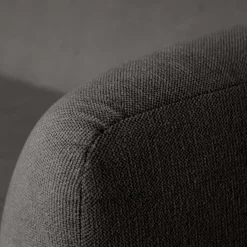 New Wohnen Skandi Chenille Sofa in Schwarzgrau - Prattl