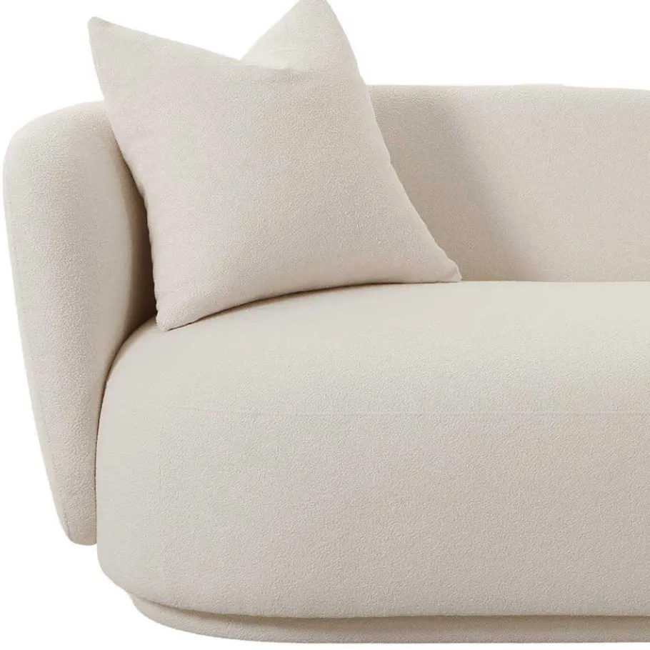 Best Wohnen Skandi Design Couch in Cremeweiß - Premuda