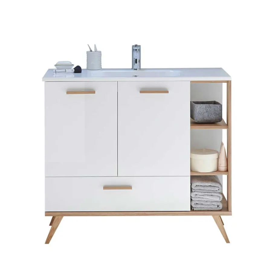 Online Wohnen Skandi Design Waschtisch 101 cm breit - Timur