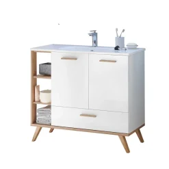 Online Wohnen Skandi Design Waschtisch 101 cm breit - Timur