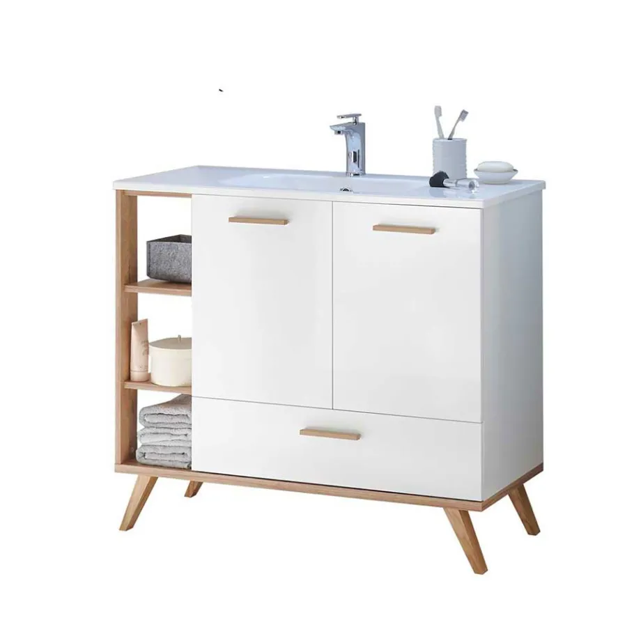 Online Wohnen Skandi Design Waschtisch 101 cm breit - Timur