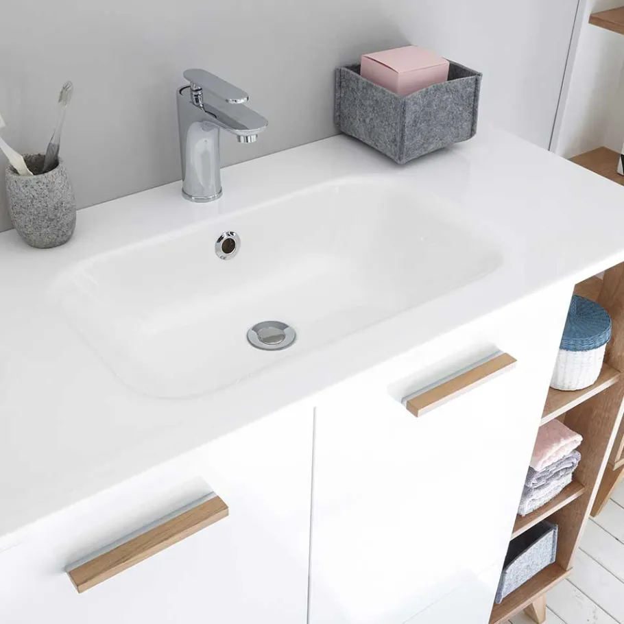 Online Wohnen Skandi Design Waschtisch 101 cm breit - Timur