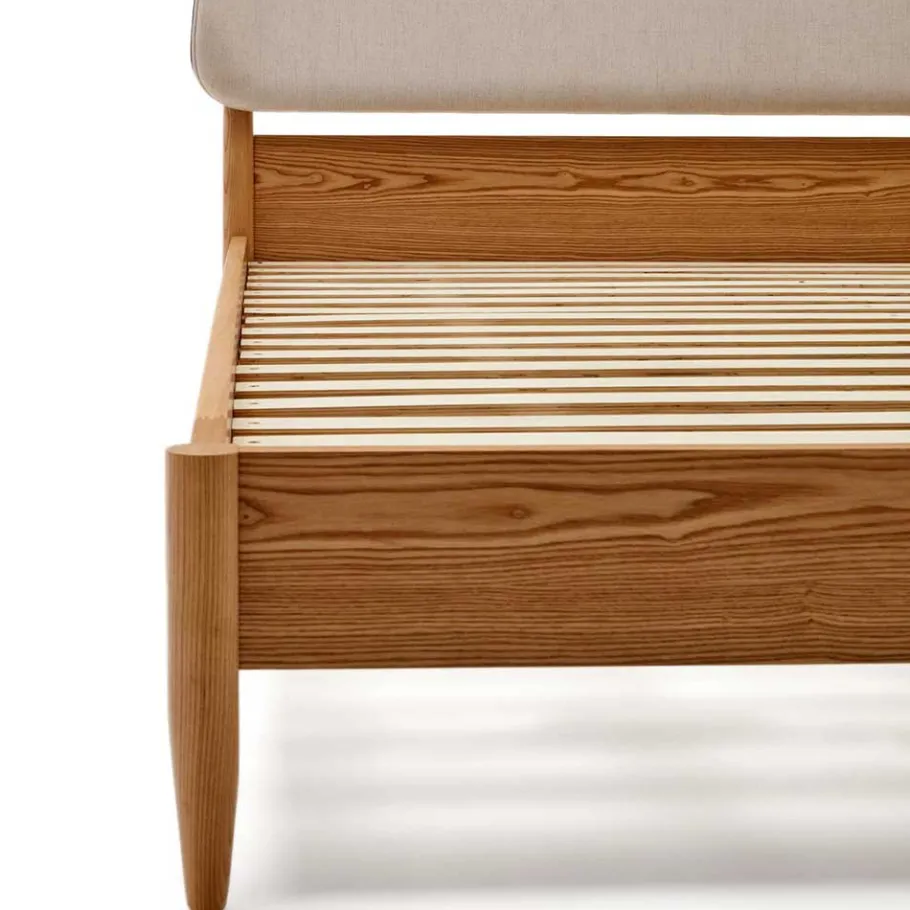Online Wohnen Skandi Designbett in Esche - Raso