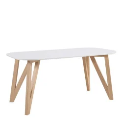 Discount Wohnen Skandi Esstisch & Tischsessel - Movay (fünfteilig)