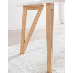 Discount Wohnen Skandi Esstisch & Tischsessel - Movay (fünfteilig)