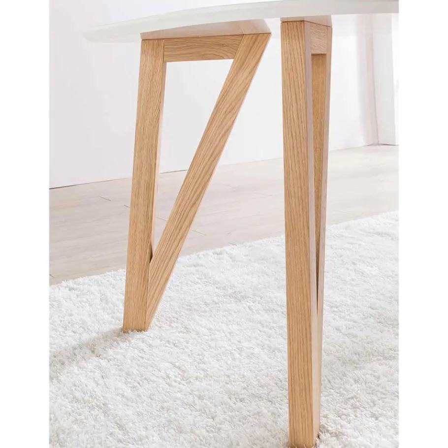 Discount Wohnen Skandi Esstisch & Tischsessel - Movay (fünfteilig)