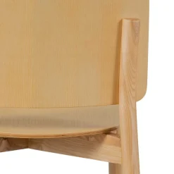 Online Wohnen Skandi Holzstühle in Natur lackiert - Furcia (2er Set)