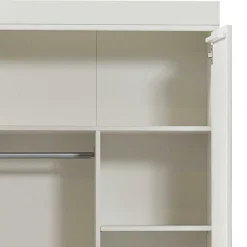 Best Wohnen Skandi Kleiderschrank in Weiß - Mattressa I