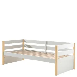 Best Wohnen Skandi Kojenbett in Weiß & Kiefer - Ayfina