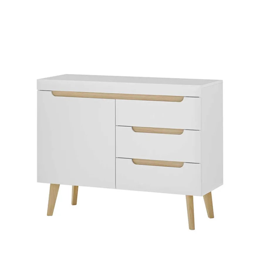 New Wohnen Skandi Kombi-Kommode 107 cm breit - Ginko